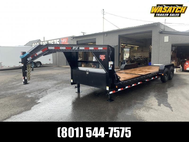 PJ 24' TJ Gooseneck Tilt Equipment / Flatdeck / Flatbed PJ 24' TJ Gooseneck Tilt Equipment / Flatdeck / Flatbed