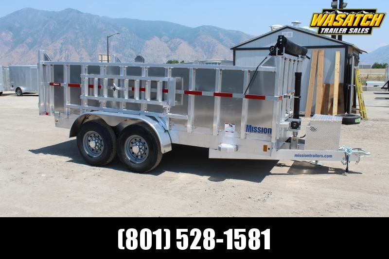 ALCOM 7x14 12K Aluminum Dump Trailer ALCOM 7x14 12K Aluminum Dump Trailer
