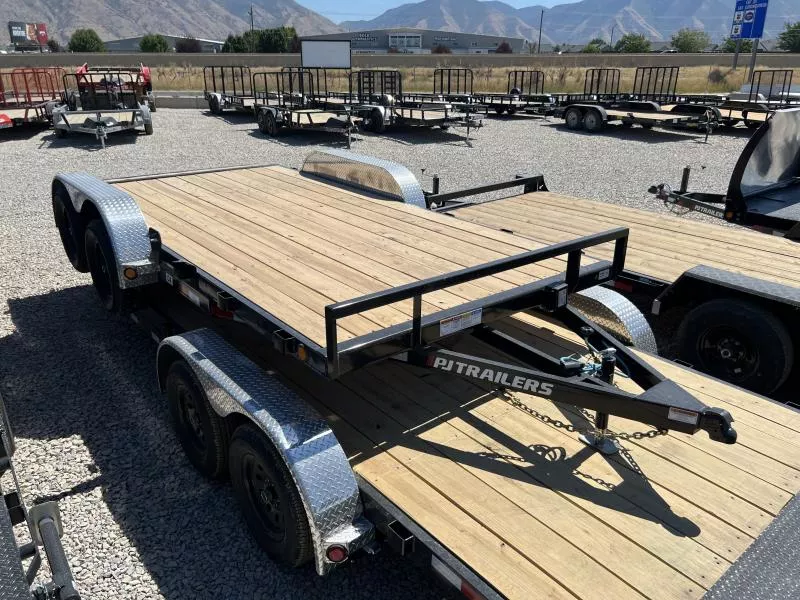 PJ Trailers 7x16 4" Channel Carhauler (C4) Utility Trailer