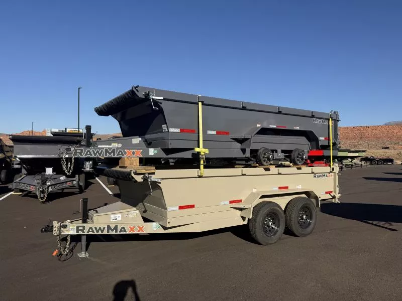 RawMaxx 7X14 14K PKX Dump Trailer