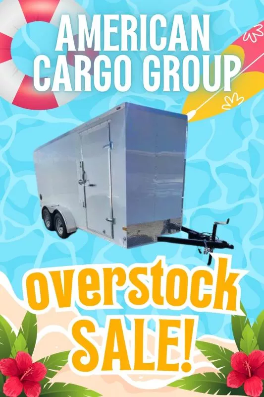 2025 7X14 Arrow American Hauler Enclosed Cargo Trailer