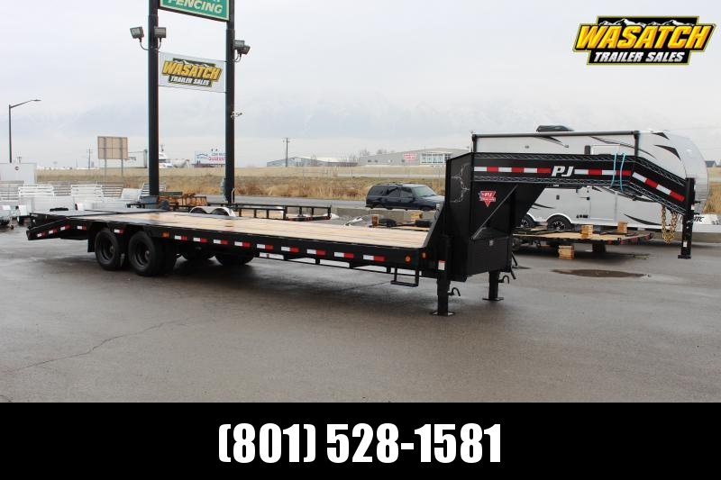 PJ Trailers 85x30 14" I-Beam Low-Pro With Duals (L3) Flatbed Trailer PJ Trailers 85x30 14" I-Beam Low-Pro With Duals (L3) Flatbed Trailer