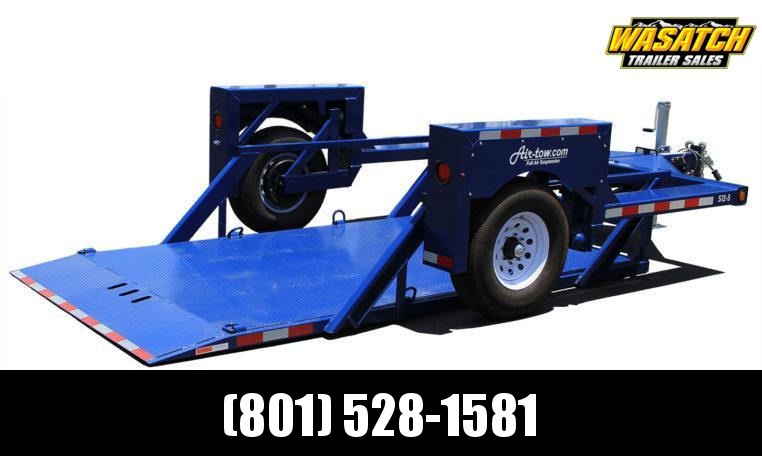 Air Tow S12-55 Single Axle Flatbed Equipment Trailer Air Tow S12-55 Single Axle Flatbed Equipment Trailer