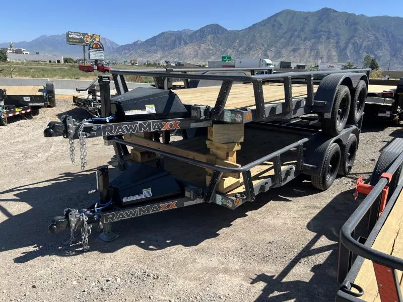RawMaxx 6.5x14 Premium Channel Utility Trailer