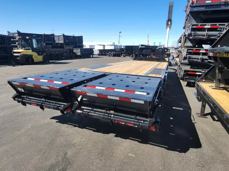 2026 PJ Trailers 8.5X28 GN LS Deckover Equipment Flatbed Trailer