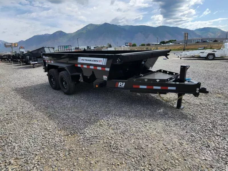 PJ Trailers 7x14 83" Telescopic (DT1) Dump Trailer