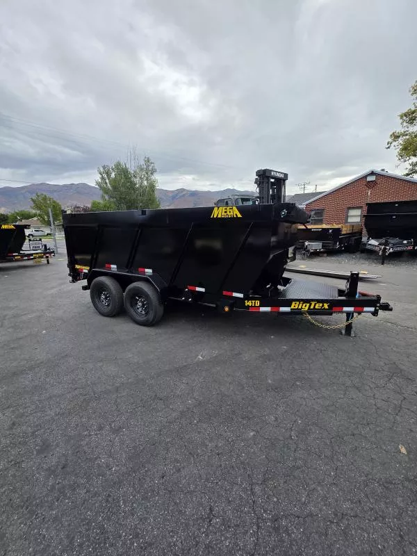 2026 Big Tex Trailers 7X14 TD 15.4K Telescopic HD Dump Trailer