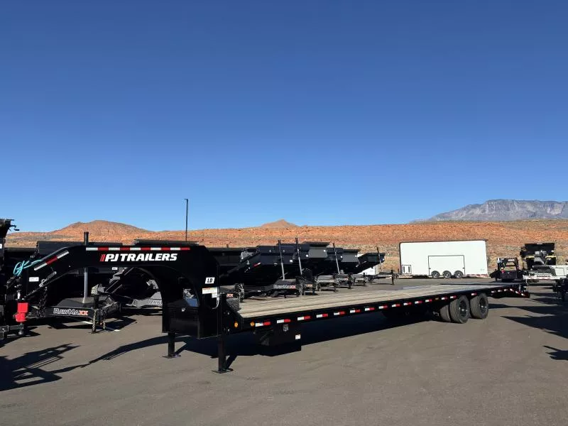 PJ Trailers 8.5X40 20K LD GN LOWPRO FLATDECK WITH DUALS Flatbed Trailer