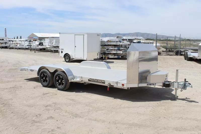 Aluma 8216ANVTILT 7x16 Aluminum Tilt Utility Trailer