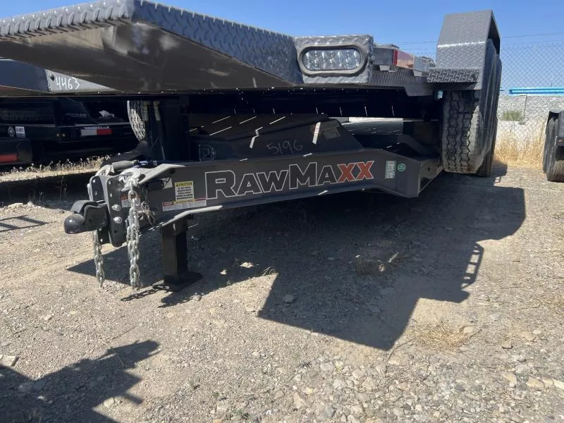 RawMaxx 7x22 G7X I-Beam Gravity Tilt Equipment Trailer