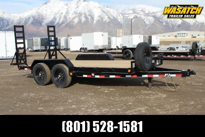 PJ Trailers 7x16 6" Channel (CC) Equipment Trailer PJ Trailers 7x16 6" Channel (CC) Equipment Trailer