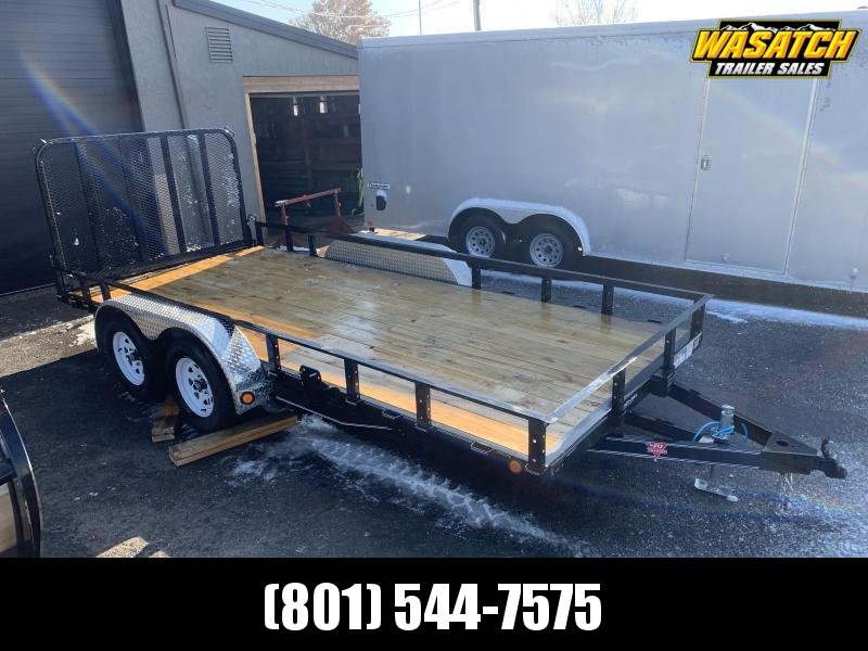 ***PJ 7x18 Tandem Axle Channel (UL) Utility Trailer*** ***PJ 7x18 Tandem Axle Channel (UL) Utility Trailer***