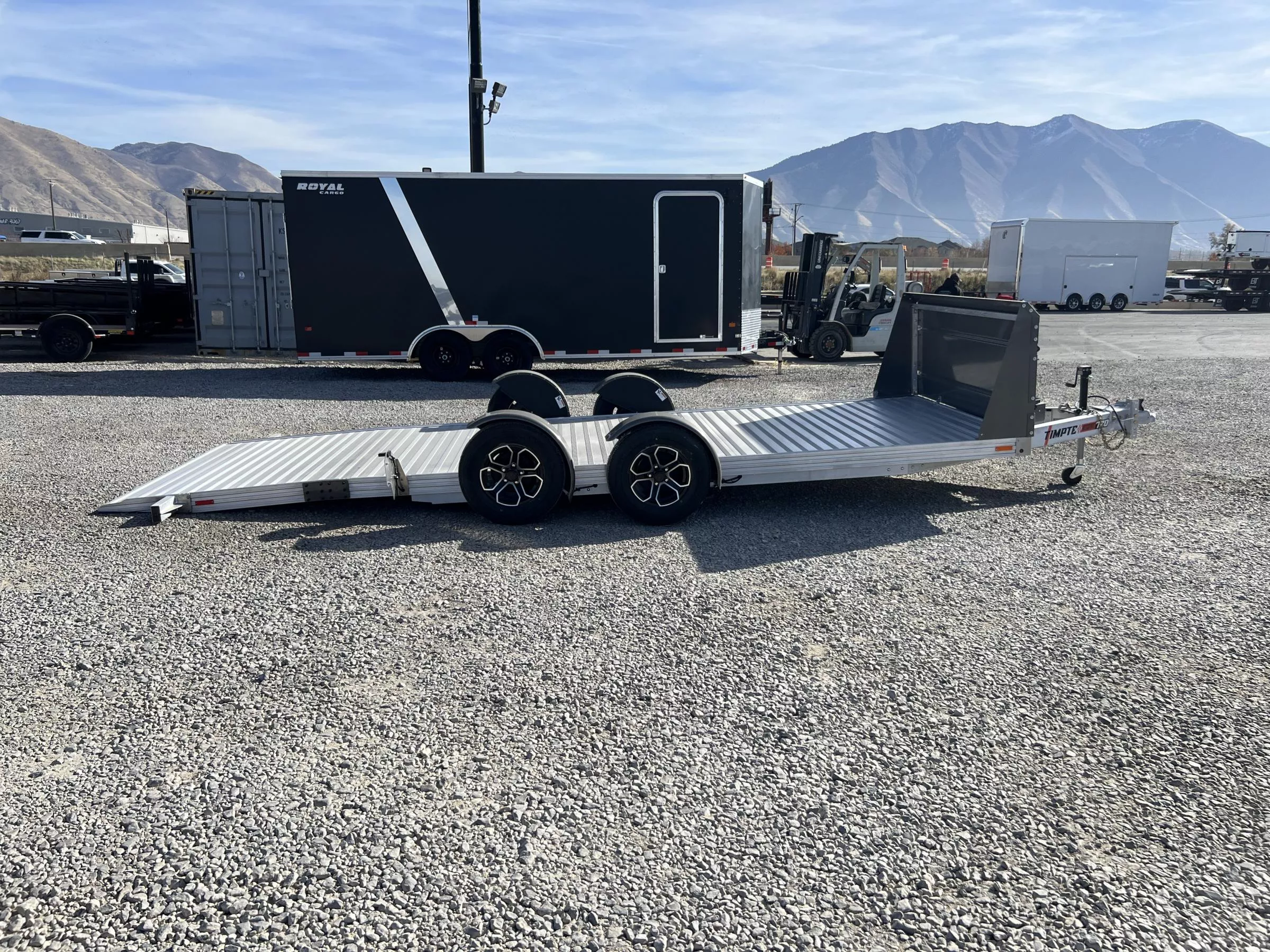 Timpte 7x20 720 EZ Load Aluminum Tilt Utility Trailer | Wasatch