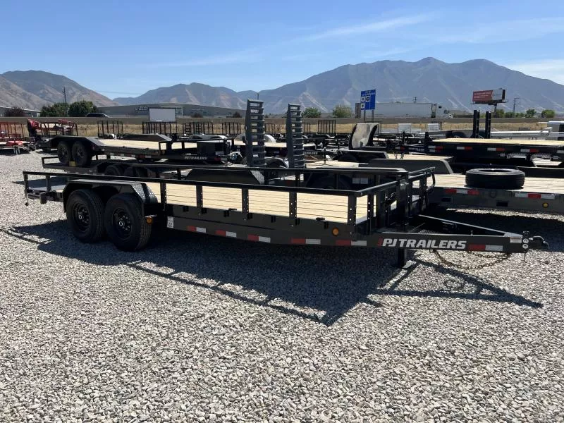 PJ Trailers 7x20 6" Channel (CC) Equipment Trailer