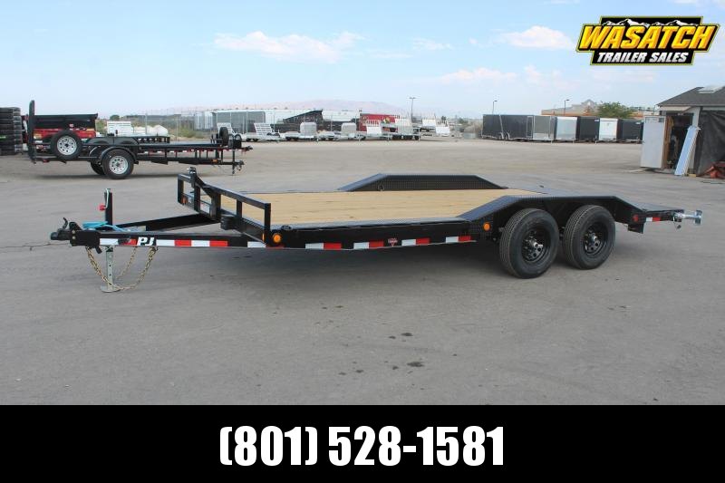 PJ Trailers 85x18 5" Channel Buggy Hauler (B5) Equipment Trailer PJ Trailers 85x18 5" Channel Buggy Hauler (B5) Equipment Trailer
