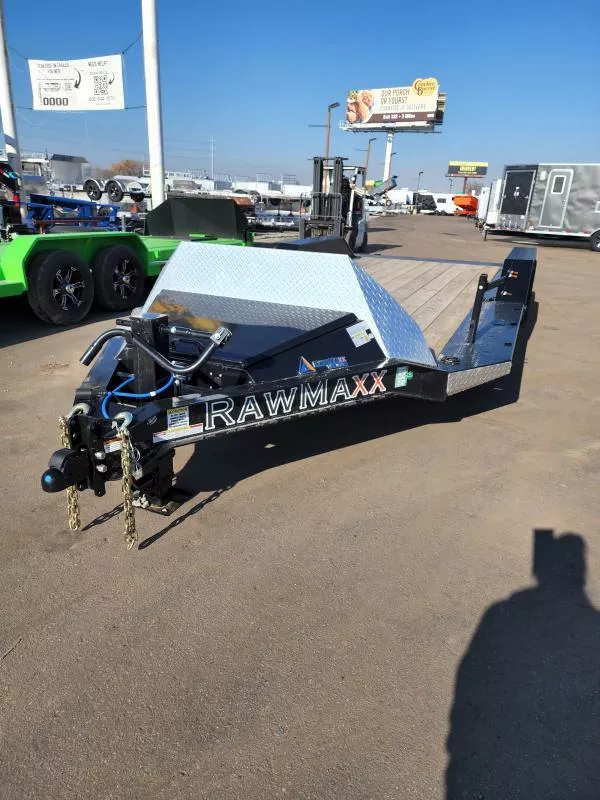 2026 RawMaxx 18' SLX 10K Car Hauler Flatbed Trailer