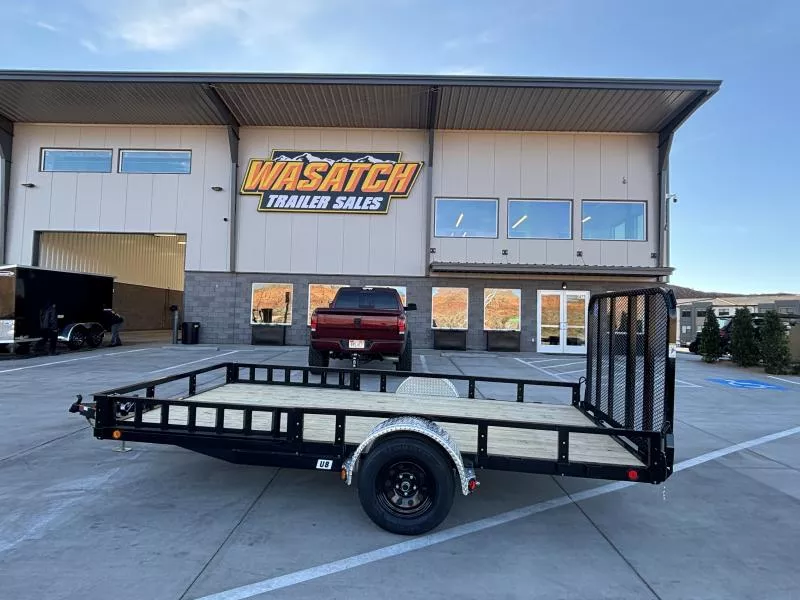 2026 PJ Trailers 7X14U8/83"/SNGLE AXLE CHANNEL/BLACK/HY ATLAS JACK/BLACK Utility Trailer