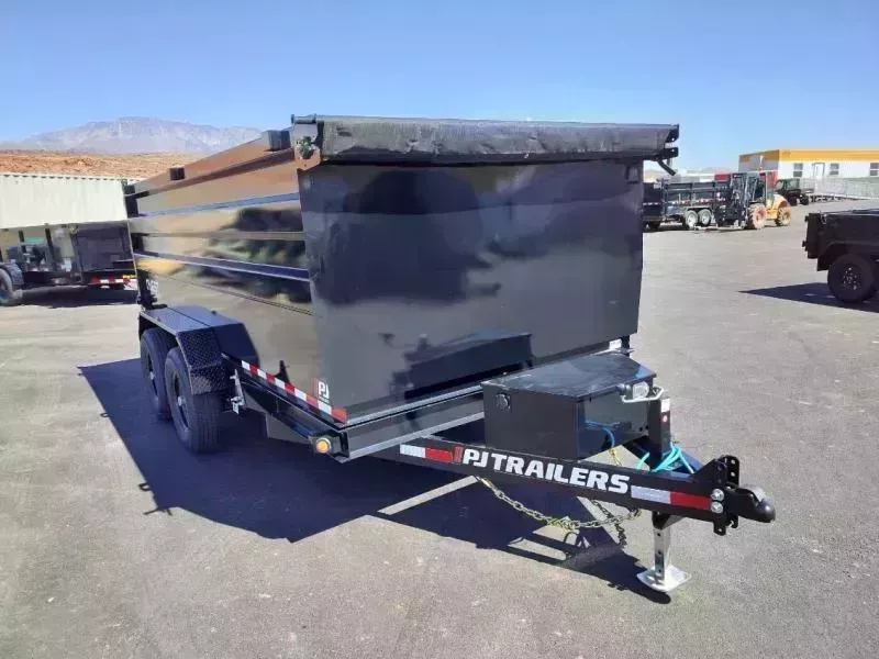  PJ Trailers 7X14 14K D7 CHANNEL Dump Trailer