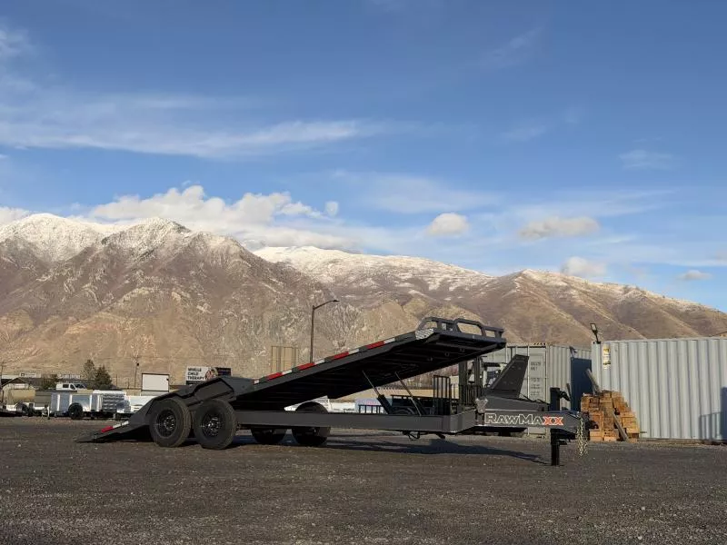 RawMaxx 8.5x24 FYH Low Pro Full Tilt Equipment Trailer