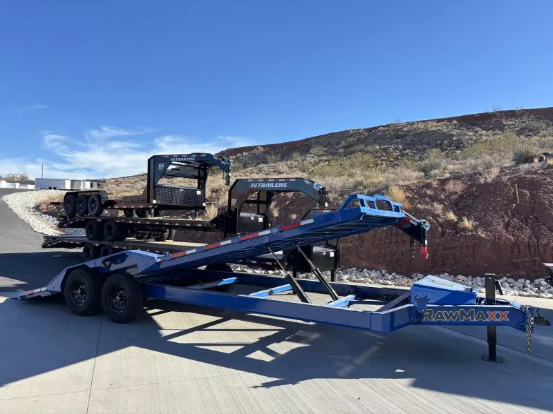 RawMaxx 8.5X24 14K FYH LOWPRO FULL TILT Equipment Trailer