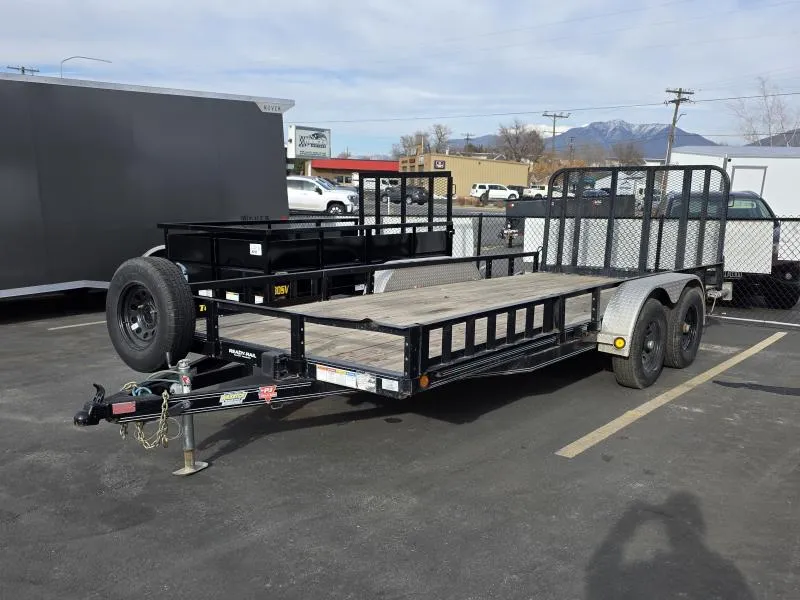USED 2022 7X18 PJ Trailers 7K Utility Trailer