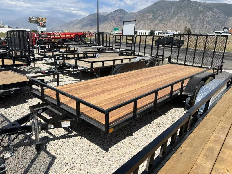 Built Trailers 7x20 Wasatch Built Utility Trailer