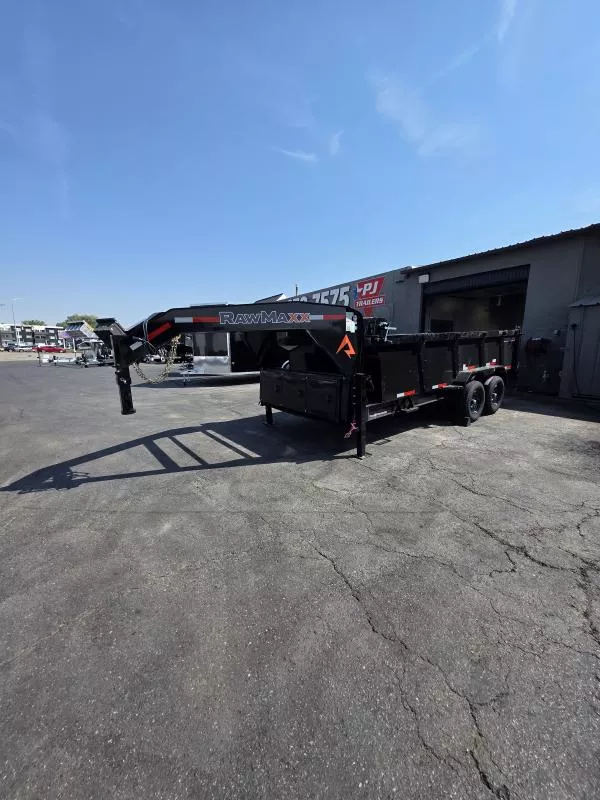 2026 RawMaxx 7X16' GN LPX 14K Dump Trailer