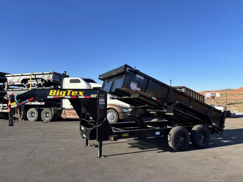 Big Tex Trailers 7X14 15.9K GN Dump Trailer