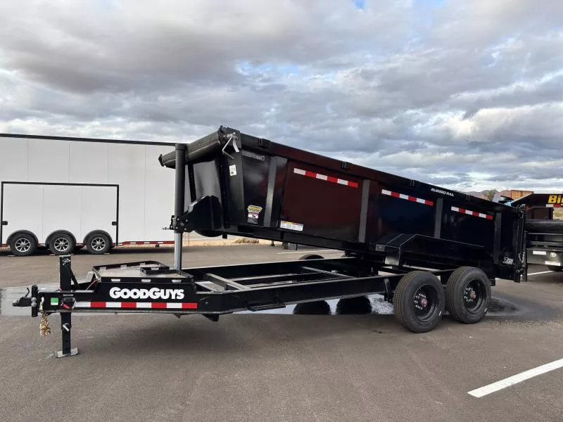Good Guys 7X16 16K DL TELESCOPIC Dump Trailer