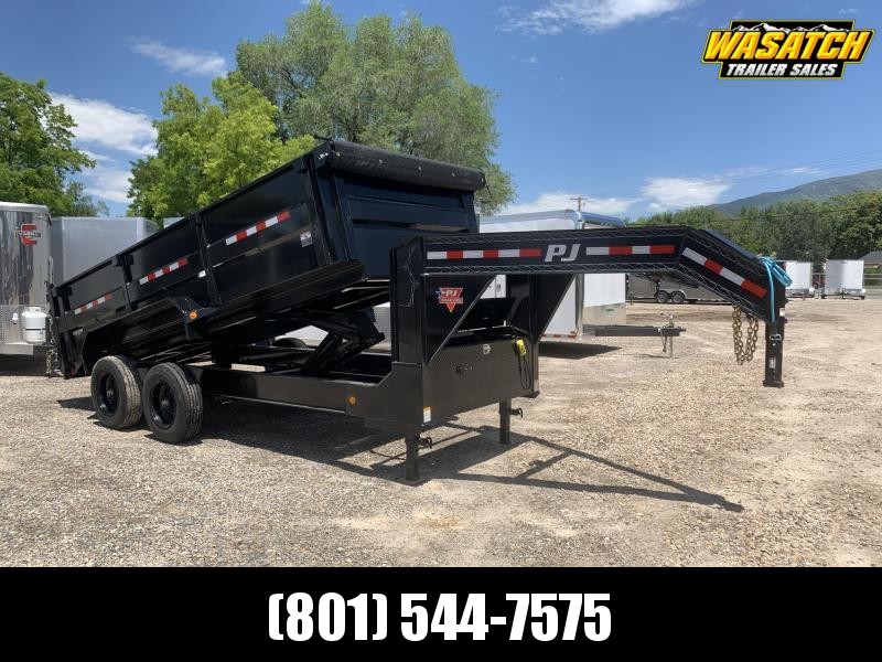 PJ 16' - Heavy Duty Gooseneck Dump (DE) PJ 16' - Heavy Duty Gooseneck Dump (DE)