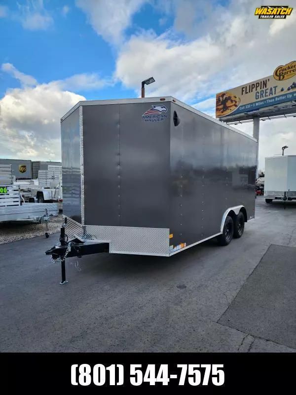 2026 8.5X16 Arrow Deluxe American Hauler Enclosed Cargo Trailer