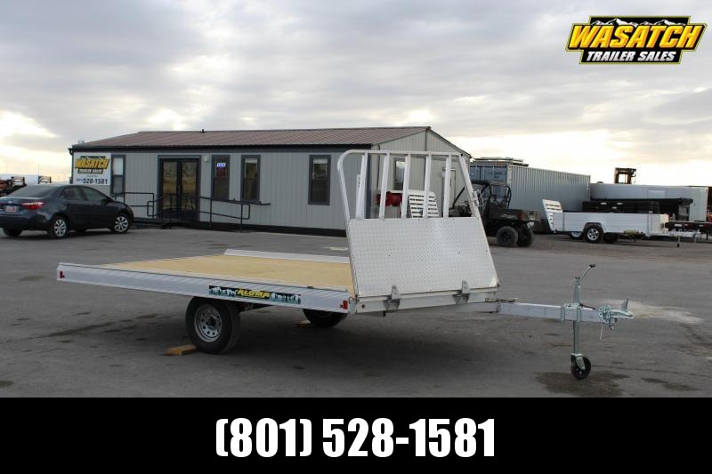 Aluma 8.5x12 Tilt Snowmobile Trailer w/ Rock Shield Aluma 8.5x12 Tilt Snowmobile Trailer w/ Rock Shield