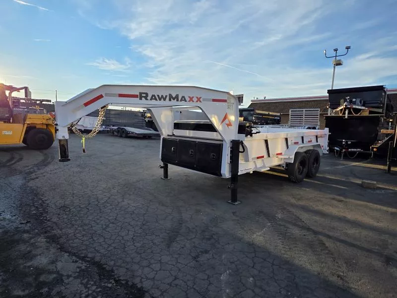 2026 RawMaxx 7X14 GN LPX 16K Dump Trailer