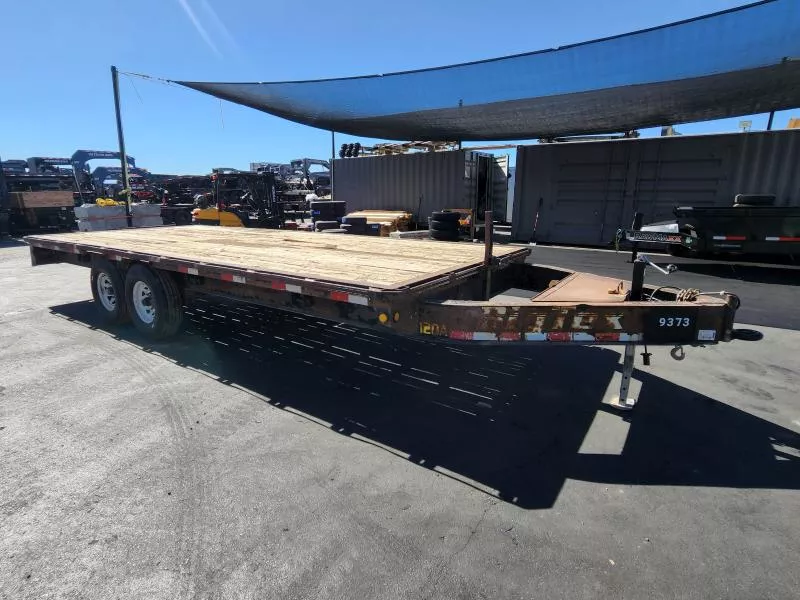 USED 2006 20' Big Tex Deckover 14K Flatbed Trailer