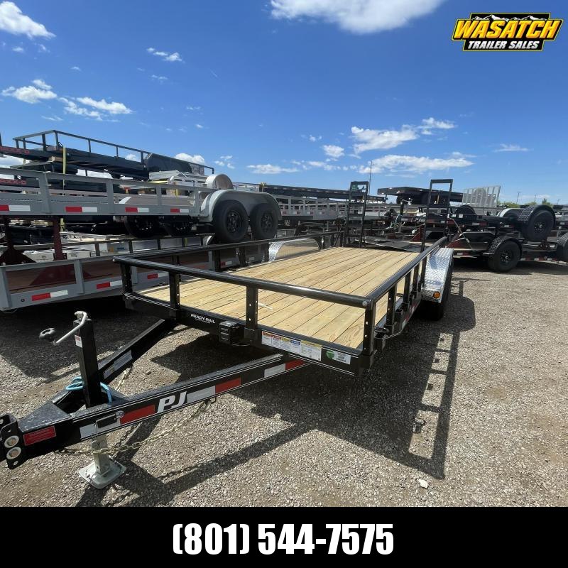 PJ - CE - 7x18 - Tandem 5.2k - 5" Channel - Equipment Trailer PJ - CE - 7x18 - Tandem 5.2k - 5" Channel - Equipment Trailer