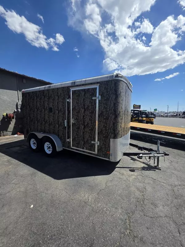 USED 2008 Haulmark 7X14 Enclosed Cargo Trailer
