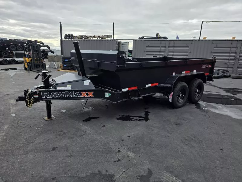 NEW MODEL: 2026 RawMaxx 7X14 GDX Telescopic 14K Dump Trailer