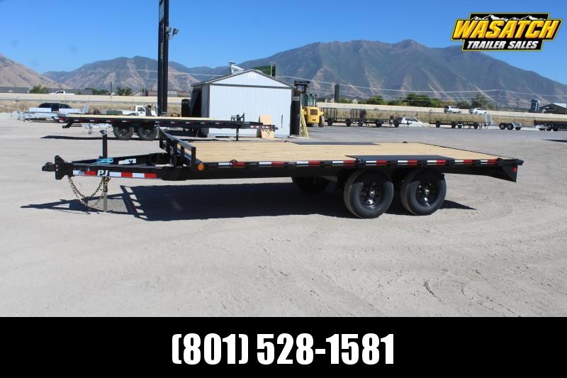 PJ Trailers 85x16 Medium Duty Deckover 6" Channel (L6) Flatbed Trailer PJ Trailers 85x16 Medium Duty Deckover 6" Channel (L6) Flatbed Trailer