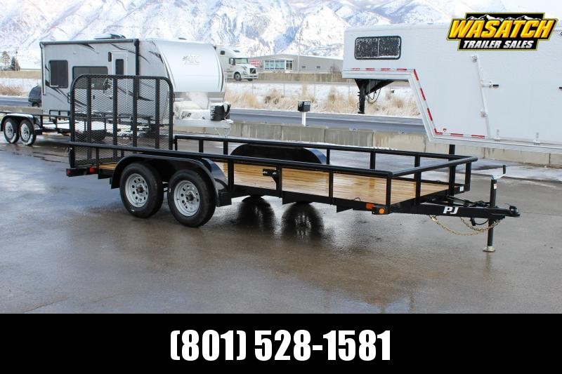 ***PJ Trailers 77x16 Angle Tandem Axle (EK) Utility Trailer*** ***PJ Trailers 77x16 Angle Tandem Axle (EK) Utility Trailer***