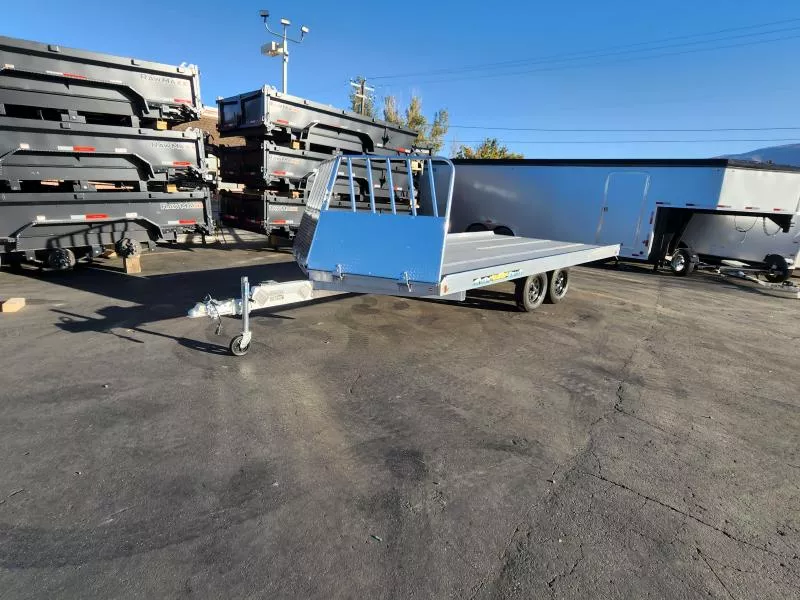 2026 Aluma 8616DH (7X16) 7K Aluminum Snowmobile Trailer