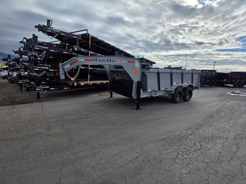 2026 RawMaxx 7X14 GN LPX 14K Dump Trailer