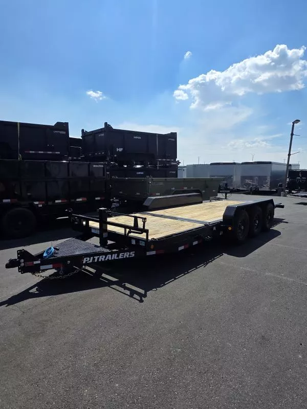 2026 PJ Trailers 22' T6 Triple 21K Flatbed Tilt Deck Trailer