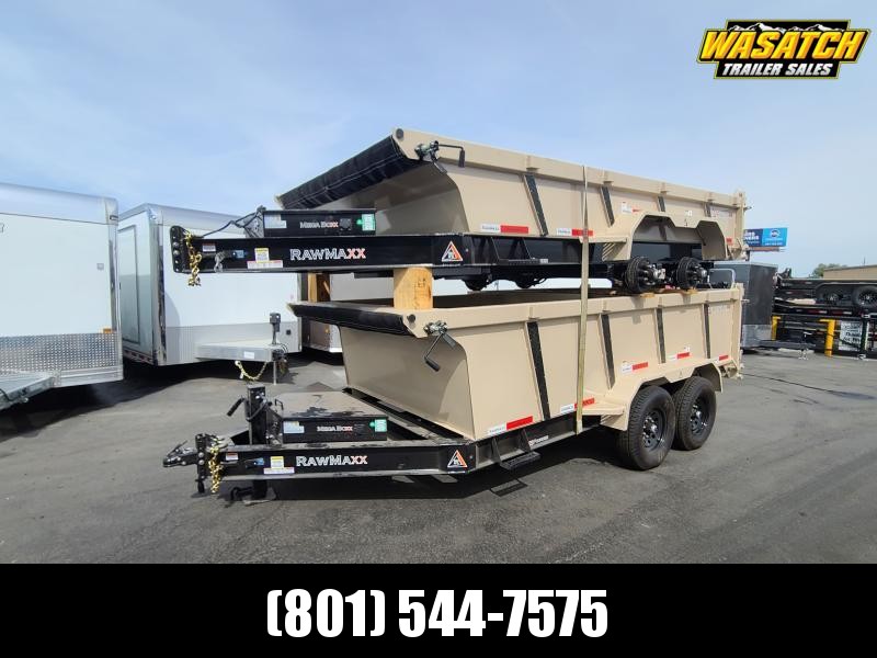 RawMaxx - 7x14 - Tandem 7k - LPX Dump Trailer RawMaxx - 7x14 - Tandem 7k - LPX Dump Trailer