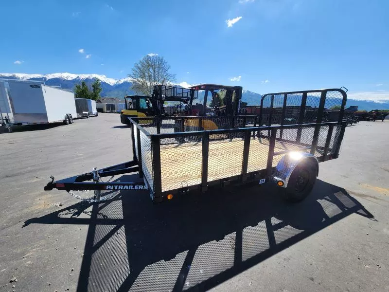PJ Trailers 7X12 3.5K SINGLE CHANNEL LANDSCAPE Utility Trailer