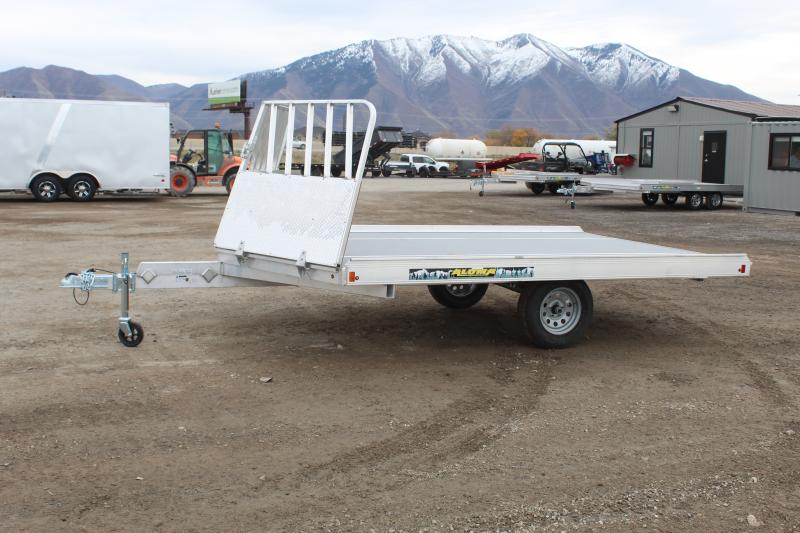 Aluma 8612DH Aluminum Snowmobile Trailer Wasatch Trailer Sales