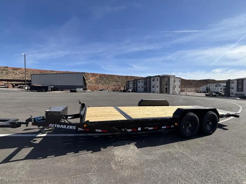 2026 PJ Trailers 7x20 6" CHANNEL/TILT/14PLY/BLACK/EQUIPMENT TRAILER Equipment Trailer
