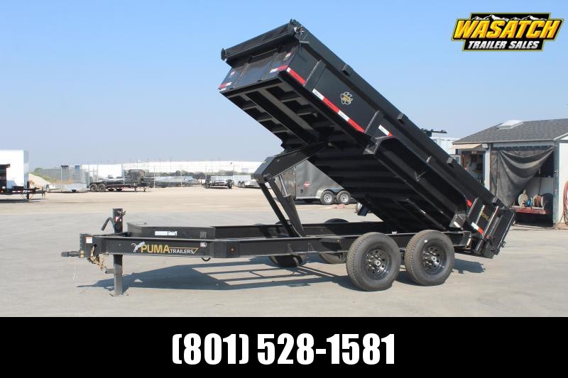 Puma 7x14 Prowler 8" x 15lb I Beam Dump Trailer Puma 7x14 Prowler 8" x 15lb I Beam Dump Trailer