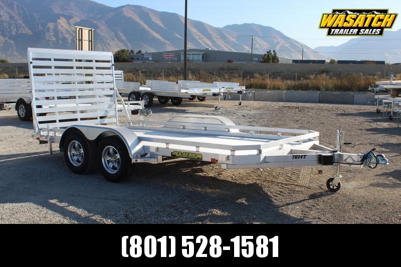 Aluma 7814 Tandem Aluminum Utility Trailer Aluma 7814 Tandem Aluminum Utility Trailer