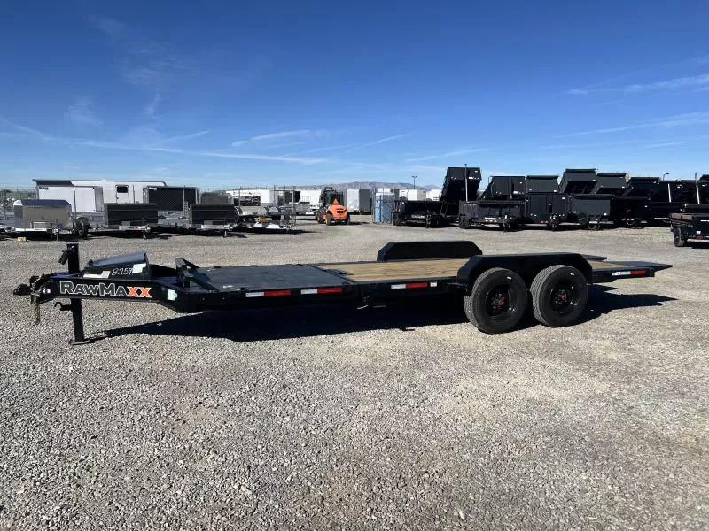 RawMaxx 7x20 G7X I-Beam Gravity Tilt Equipment Trailer