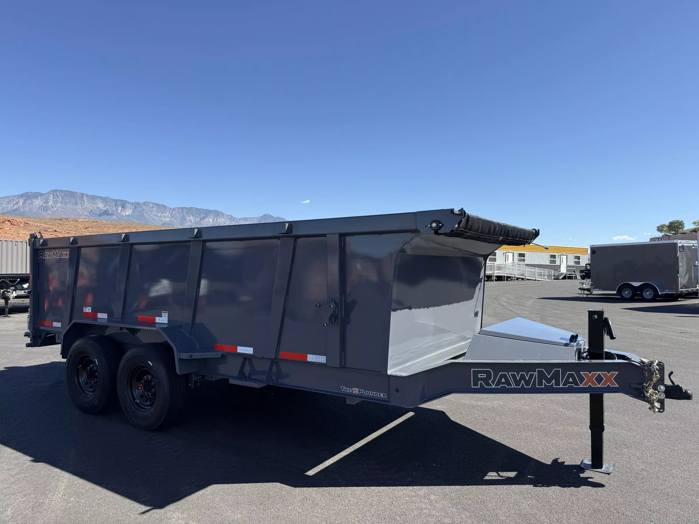 RawMaxx 7X16 16K LPX Dump Trailer | Wasatch Trailer Sales | Layton